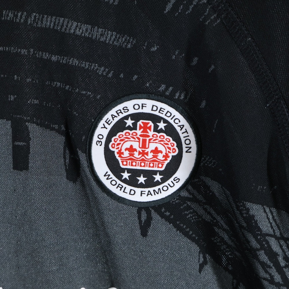 SUPREME(シュプリーム) 24SS Jacquard Soccer Jersey ジャカード サッカージャージ ゲームシャツ カットソー ブラック