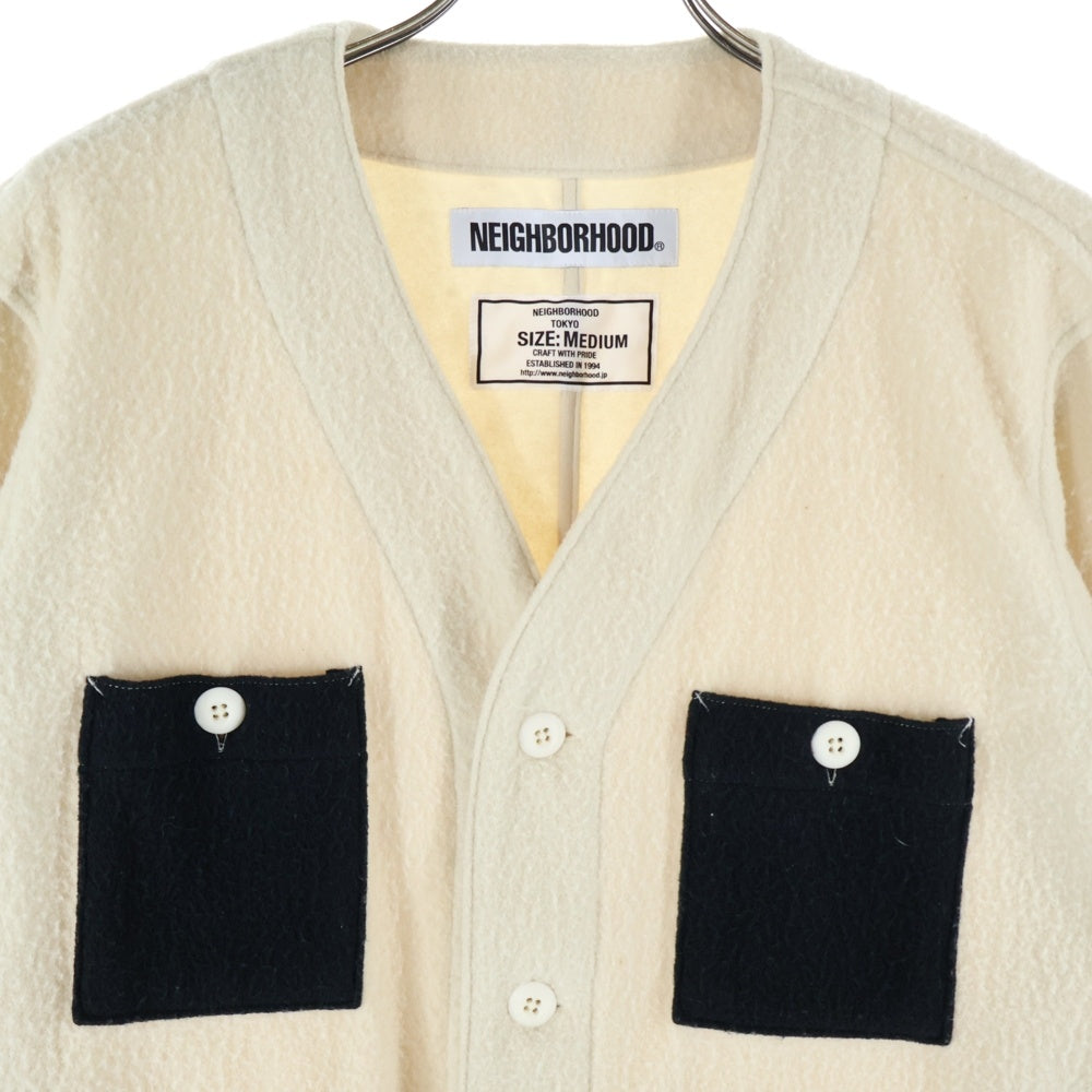 WTAPS(ダブルタップス) 18AW FLEECE NC E SHIRT LS フリースノーカラーロング長袖シャツ ベージュ 182AQNH-SHM05