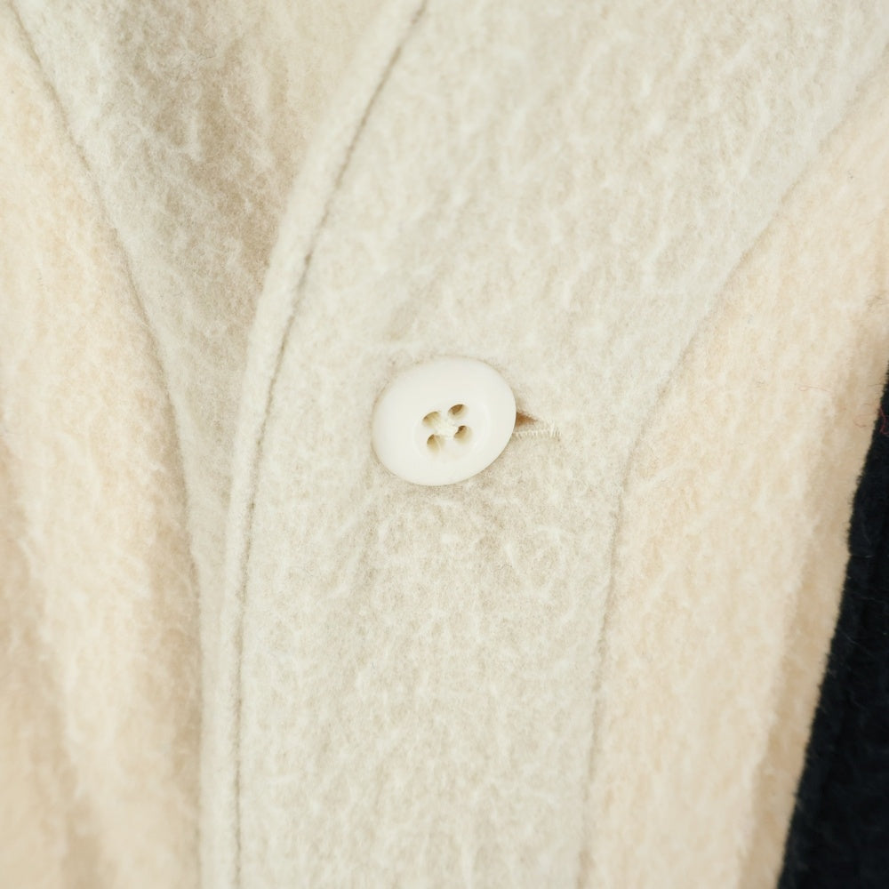 WTAPS(ダブルタップス) 18AW FLEECE NC E SHIRT LS フリースノーカラーロング長袖シャツ ベージュ 182AQNH-SHM05