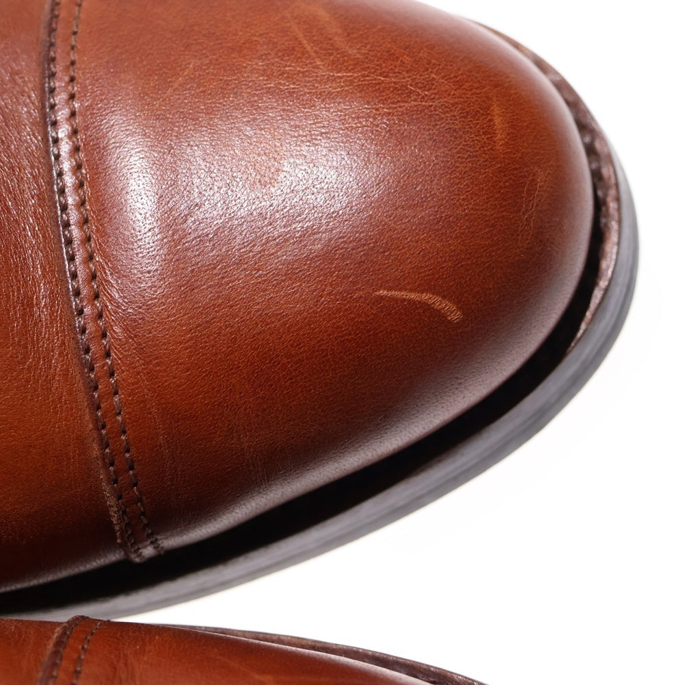 RALPH LAUREN(ラルフローレン) レースアップ ポインテッドトゥ ブーツ ブラウン