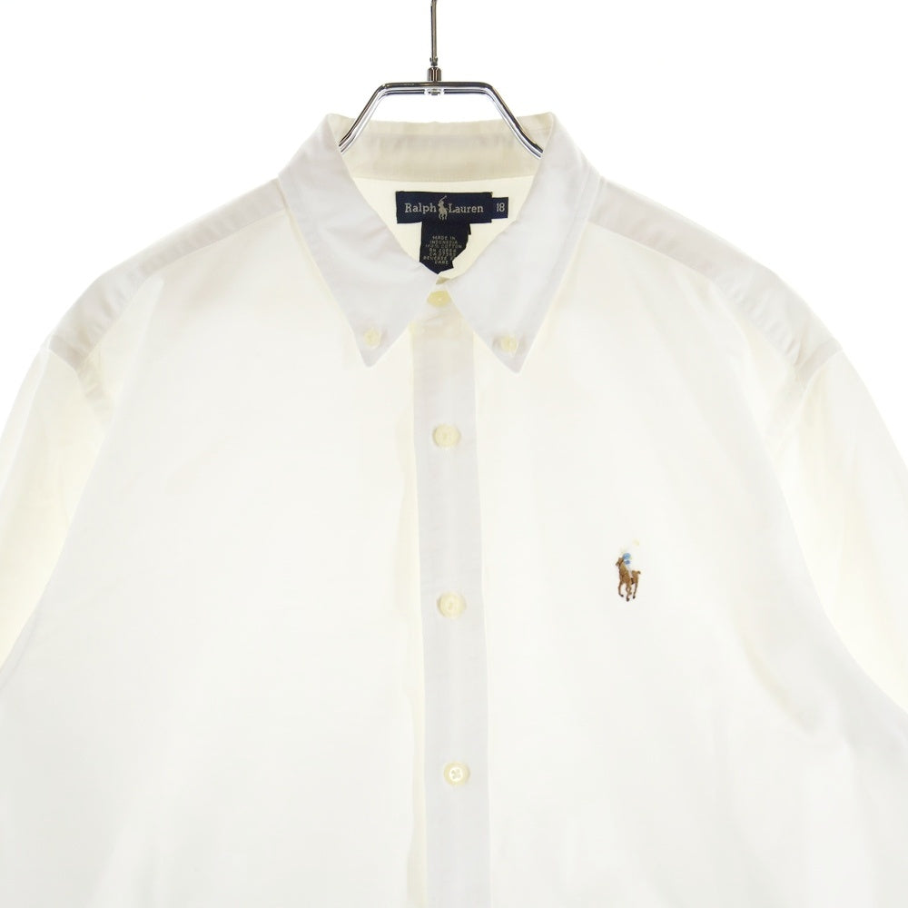 RALPH LAUREN(ラルフローレン) コットン ボタンダウン 長袖シャツ ホワイト