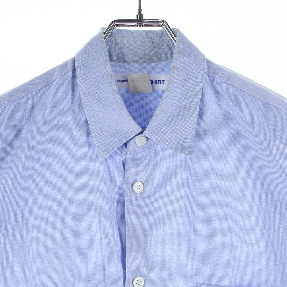 COMME des GARCONS SHIRT(コムデギャルソンシャツ) 13AW ドッキング加工 長袖ボタンシャツ ブルー/ピンク W21012