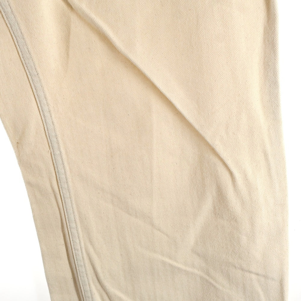 COMME des GARCONS HOMME(コムデギャルソンオム) 09SS AD2008 コットン ワイドストレートパンツ ホワイト HC-P050