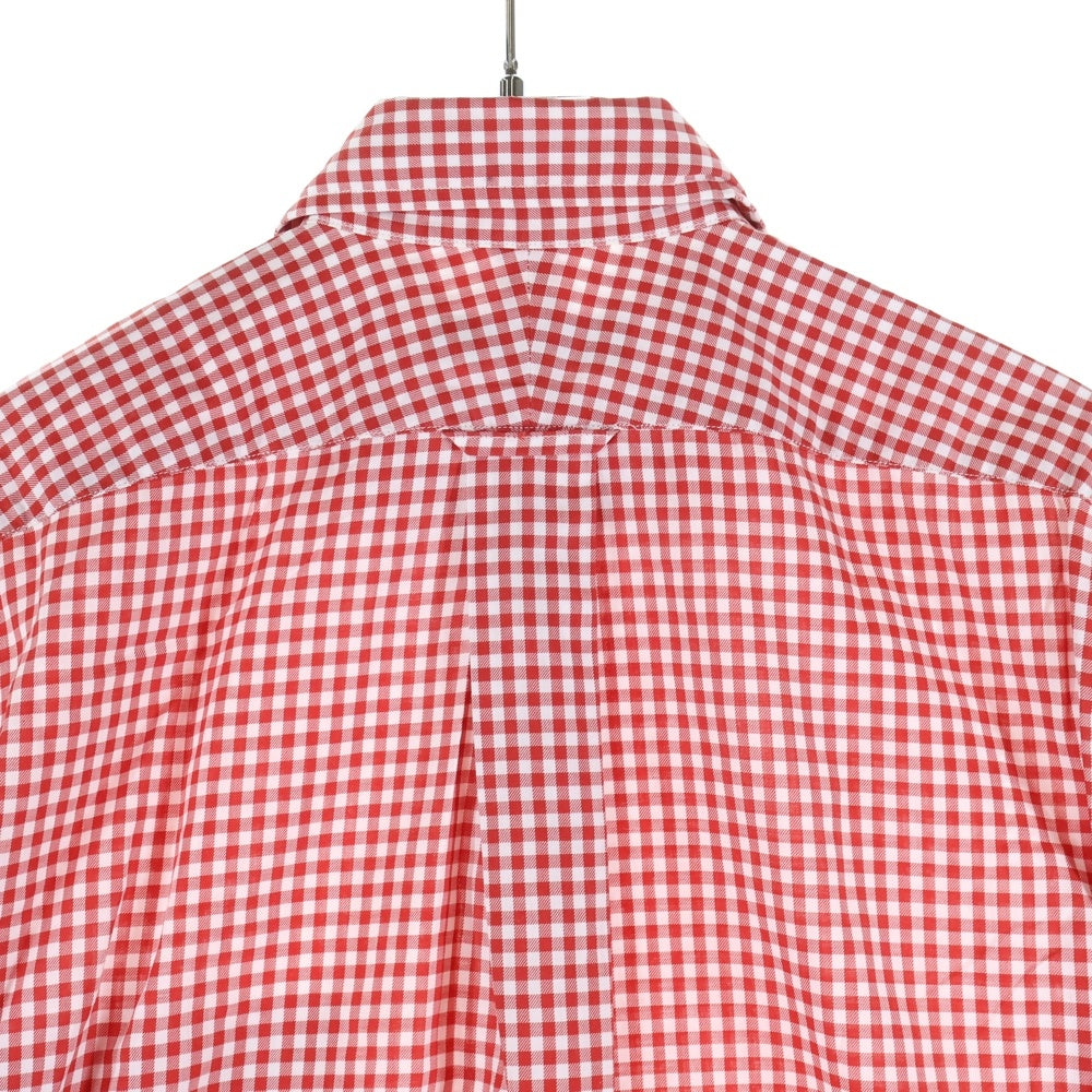 COMME des GARCONS HOMME(コムデギャルソンオム) 13AW AD2013 THOMAS MASON ギンガムチェック 長袖シャツ レッド HL-B007