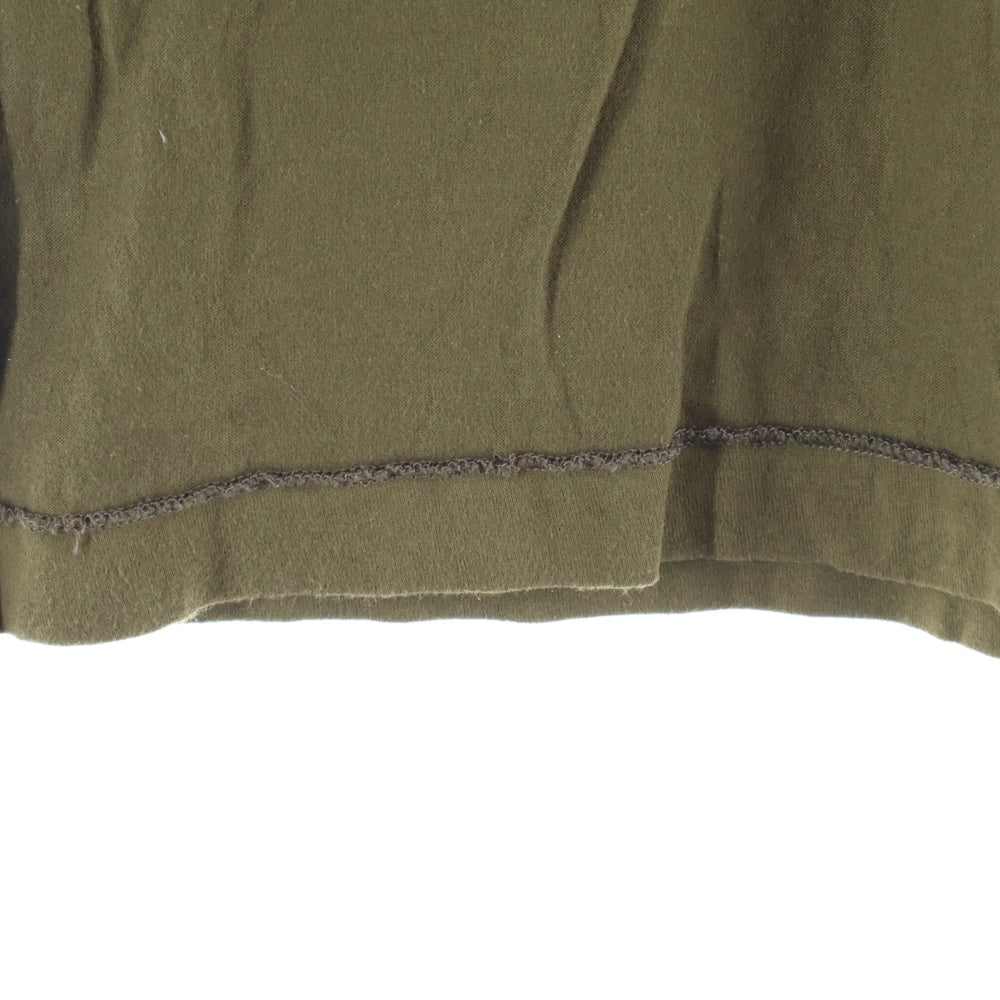 COMME des GARCONS HOMME PLUS(コムデギャルソンオムプリュス) 10SS AD2009 インアウトデザイン クルーネック 半袖 ポケットTシャツ カットソー カーキ PE-T053