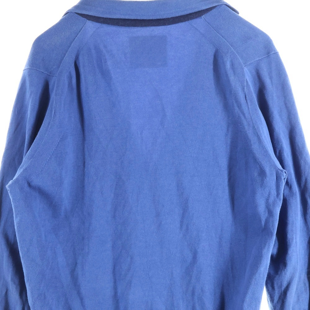 Sacai(サカイ) コットンニット テーラードカーディガン ブルー 13-00396M