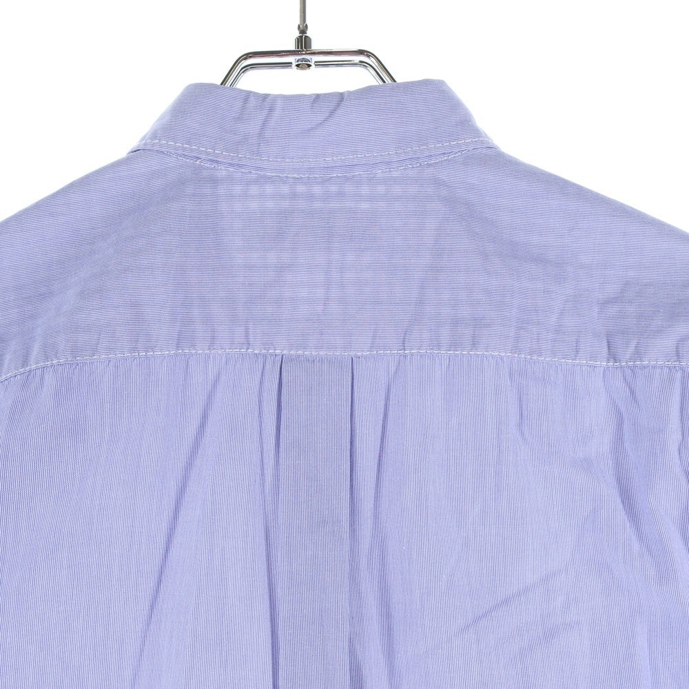 COMME des GARCONS HOMME(コムデギャルソンオム) 11SS AD2010 ラウンドカラー 半袖シャツ ブルー HG-B030