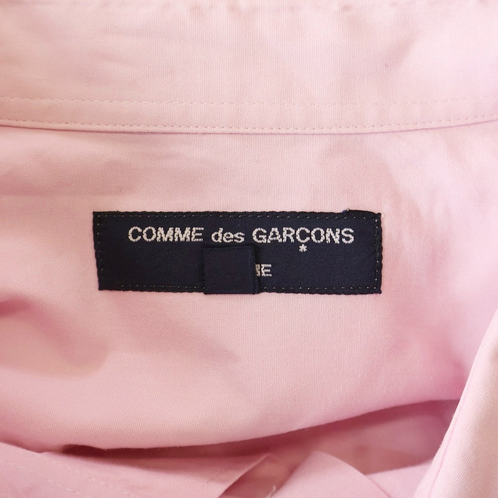 COMME des GARCONS HOMME(コムデギャルソンオム) 08SS AD2007 コットン レギュラーカラー 長袖シャツ ピンク HA-B024