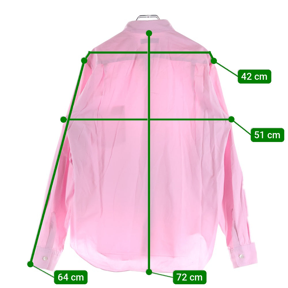 COMME des GARCONS HOMME(コムデギャルソンオム) 08SS AD2007 コットン レギュラーカラー 長袖シャツ ピンク HA-B024