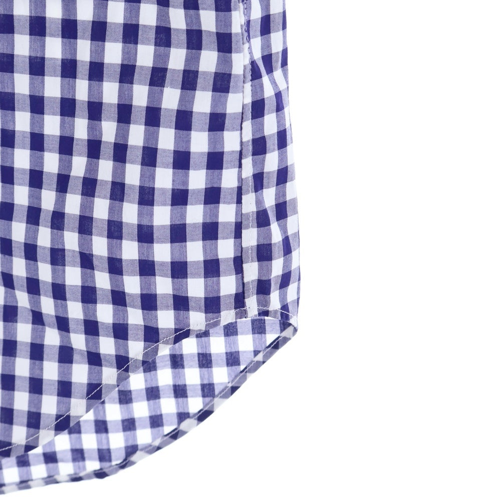 COMME des GARCONS SHIRT(コムデギャルソンシャツ) 10SS ボタンダウン チェック 半袖シャツ ブルー S18016