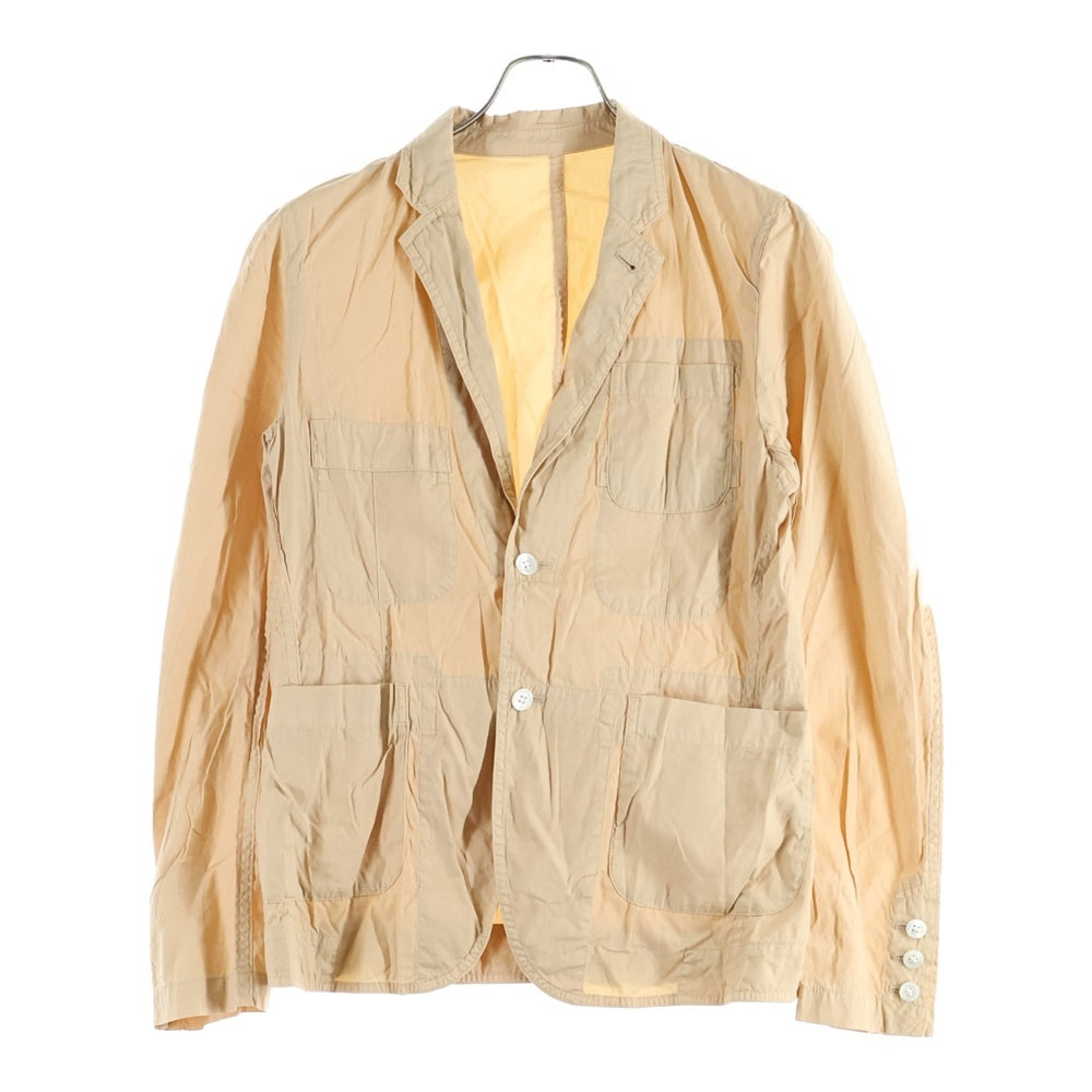 COMME des GARCONS(コムデギャルソン) 11AW AD2010 2Bコットンテーラードジャケット ベージュ EG-J009