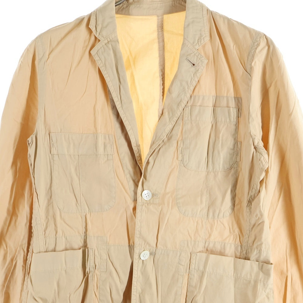 COMME des GARCONS(コムデギャルソン) 11AW AD2010 2Bコットンテーラードジャケット ベージュ EG-J009