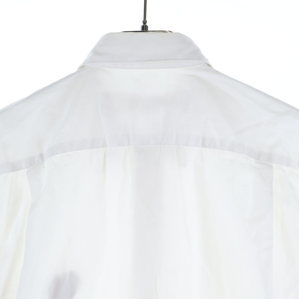 PLAY COMME des GARCONS(プレイコムデギャルソン) フロントハートロゴエンブロイダリー 長袖シャツ ホワイト