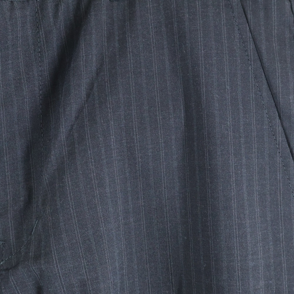 COMME des GARCONS HOMME(コムデギャルソンオム) 19SS AD2018 ウール混 ストライプ スラックスパンツ ブラック HC-P013