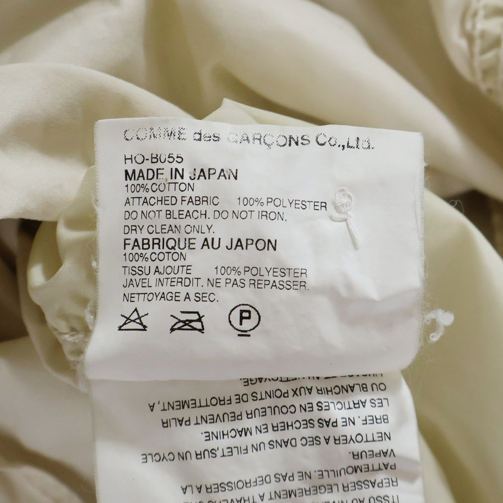 COMME des GARCONS HOMME(コムデギャルソンオム) ナイロン 半袖シャツ ベージュ HO-B055