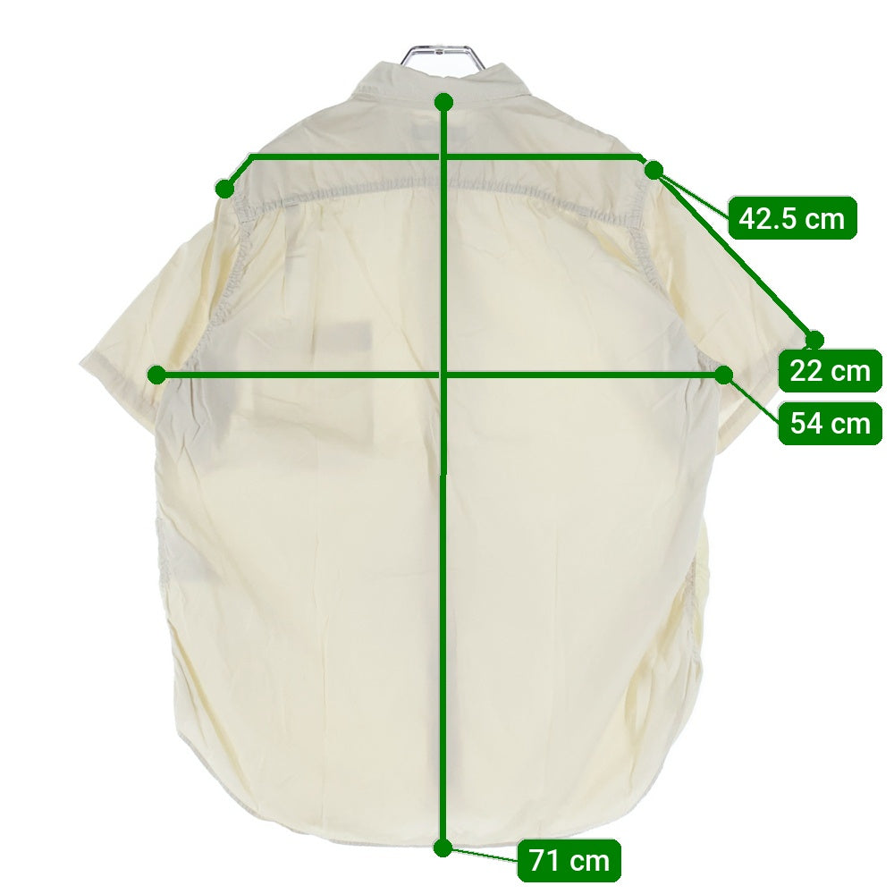 COMME des GARCONS HOMME(コムデギャルソンオム) ナイロン 半袖シャツ ベージュ HO-B055