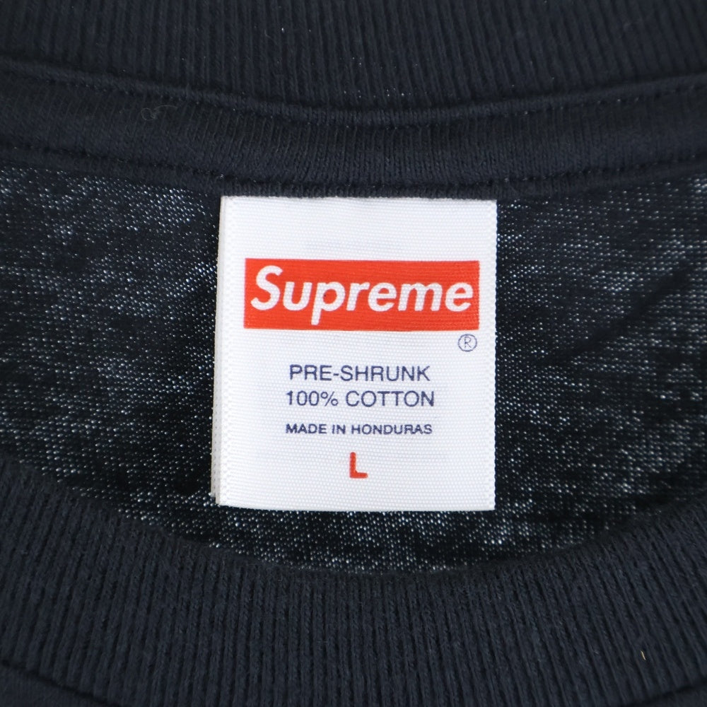 SUPREME(シュプリーム) 25SS Stick Tee スティック クルーネック半袖Tシャツ カットソー ブラック