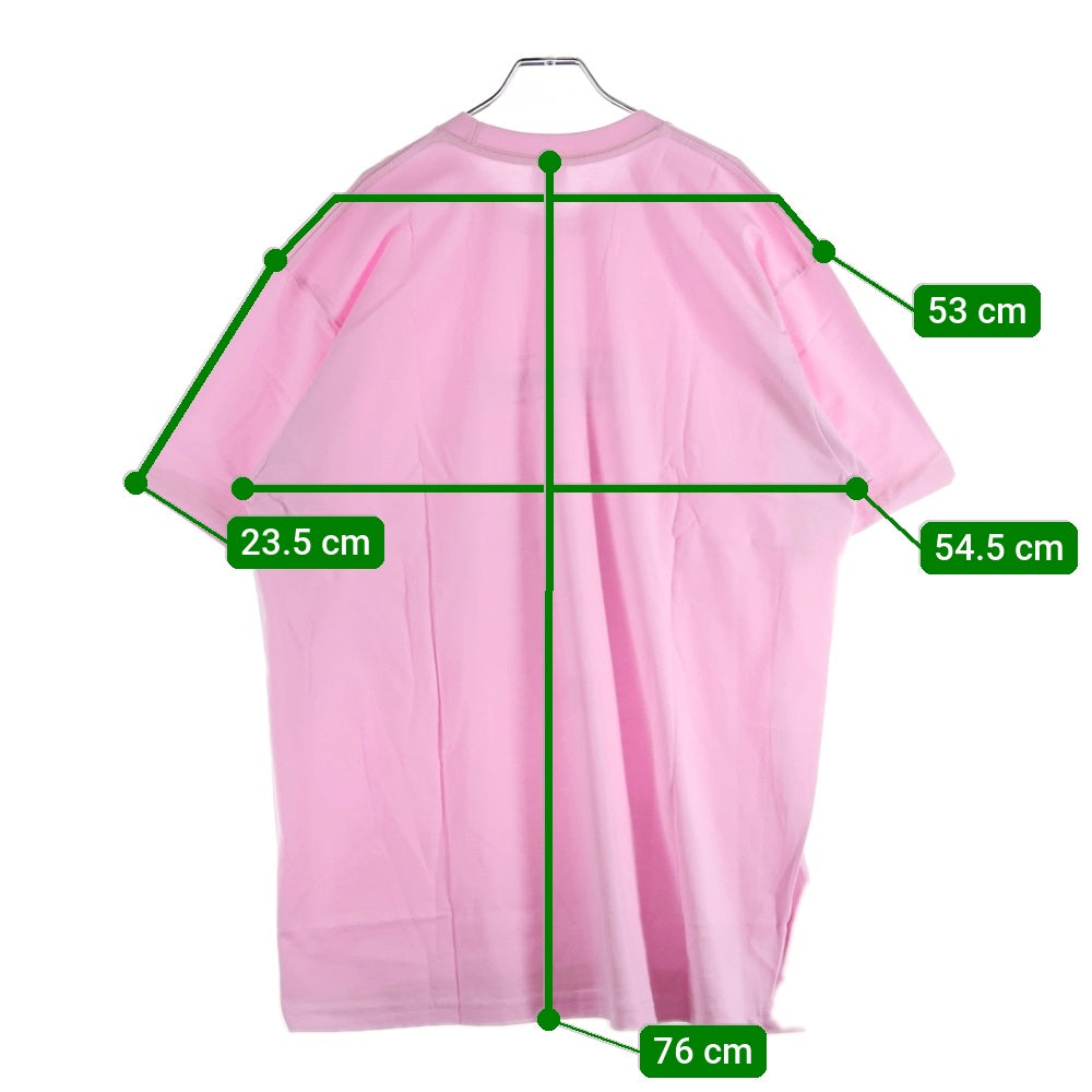 SUPREME(シュプリーム) 21SS ×KAWS Chalk Logo Tee カウズ チョーク ロゴ クルーネック半袖Tシャツ カットソー ピンク