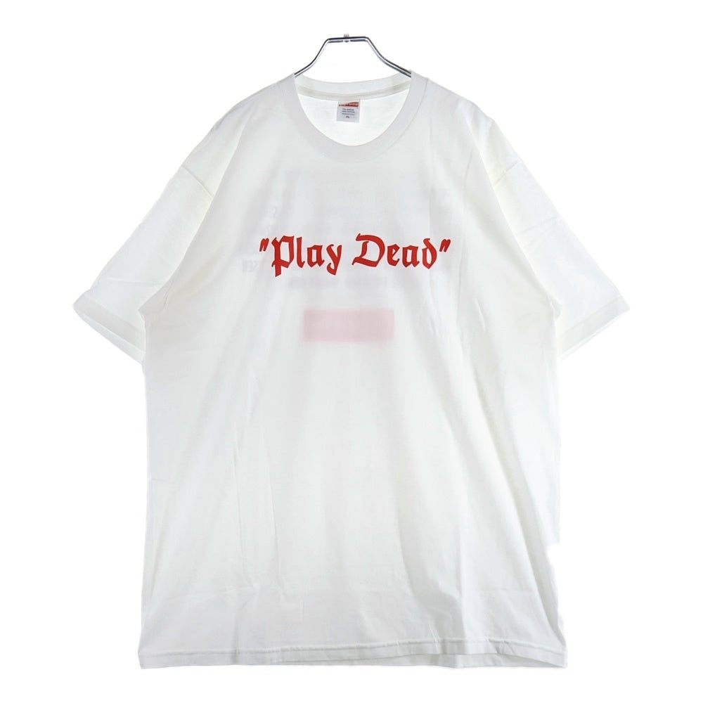 SUPREME(シュプリーム) 22AW Play Dead Tee プレイ デッド クルーネック半袖Tシャツ カットソー ホワイト