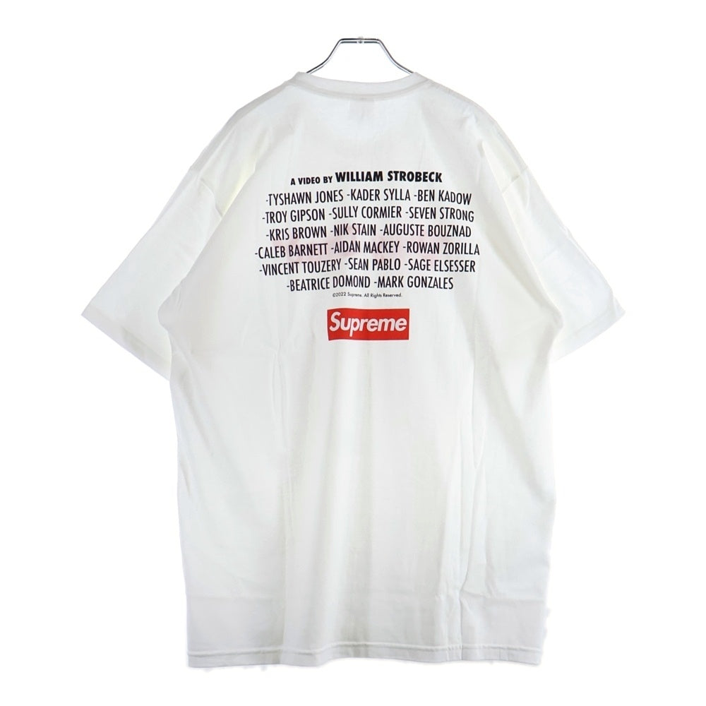 SUPREME(シュプリーム) 22AW Play Dead Tee プレイ デッド クルーネック半袖Tシャツ カットソー ホワイト