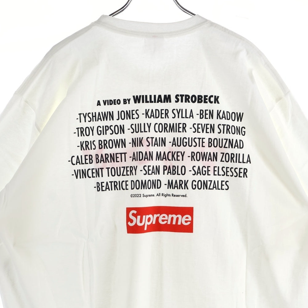 SUPREME(シュプリーム) 22AW Play Dead Tee プレイ デッド クルーネック半袖Tシャツ カットソー ホワイト