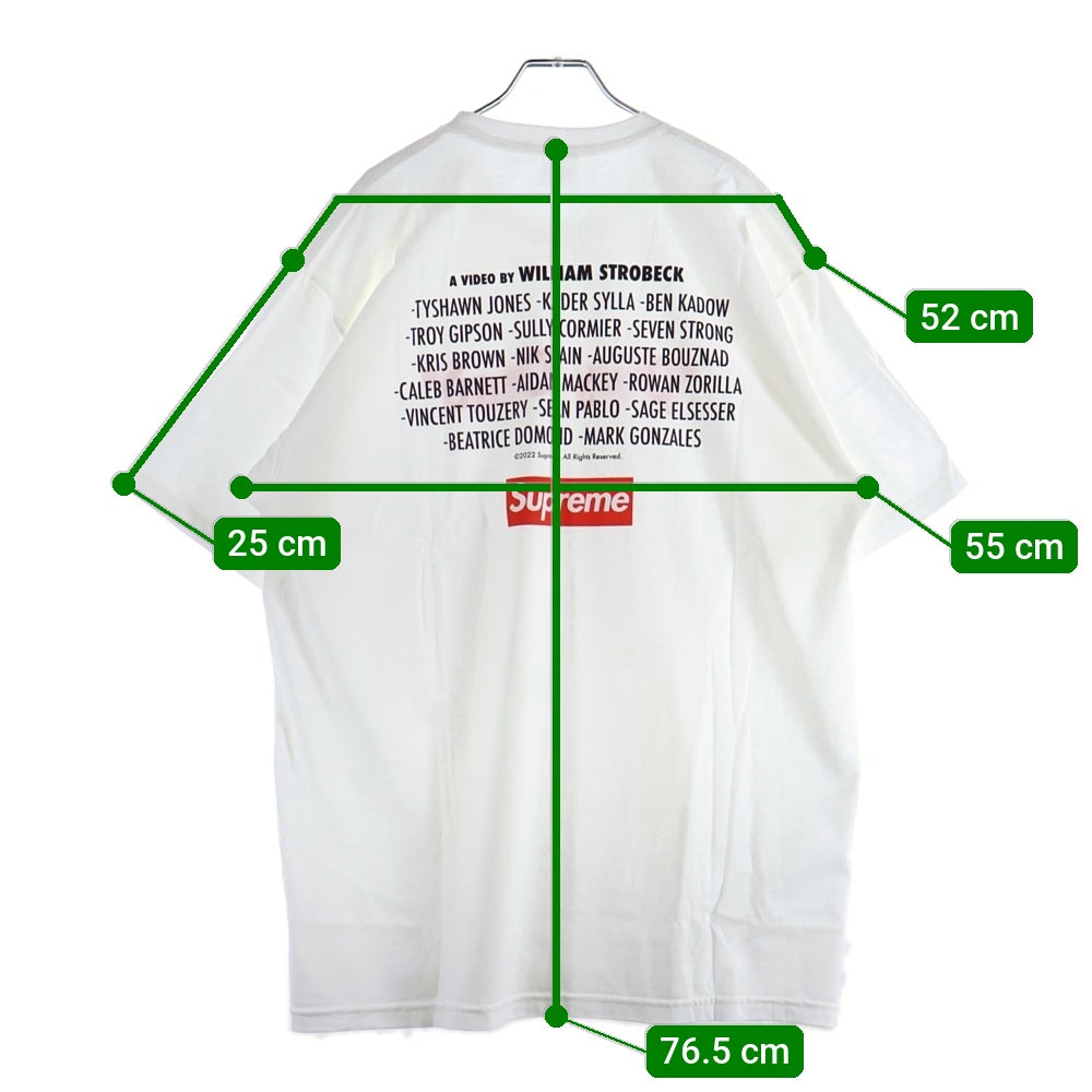 SUPREME(シュプリーム) 22AW Play Dead Tee プレイ デッド クルーネック半袖Tシャツ カットソー ホワイト