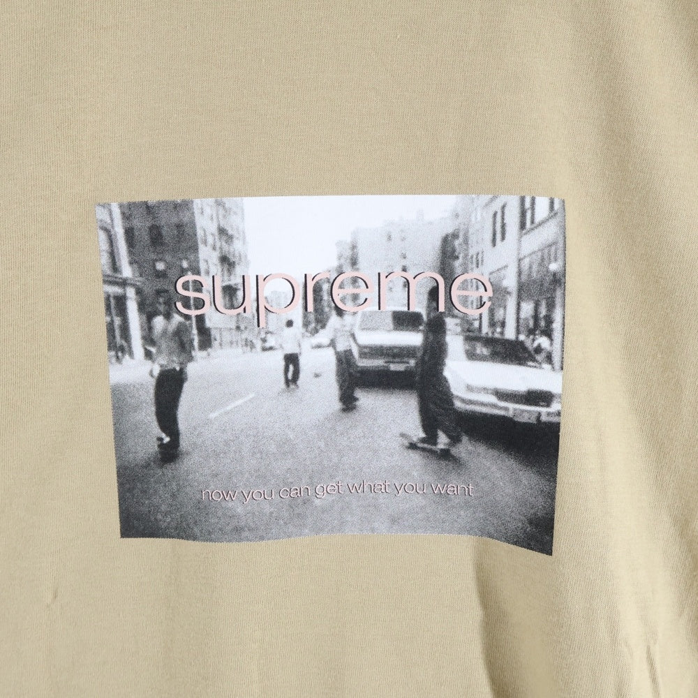 SUPREME(シュプリーム) 24SS Crew 96 Tee クルー 96 クルーネック半袖プリントTシャツ カットソー ベージュ