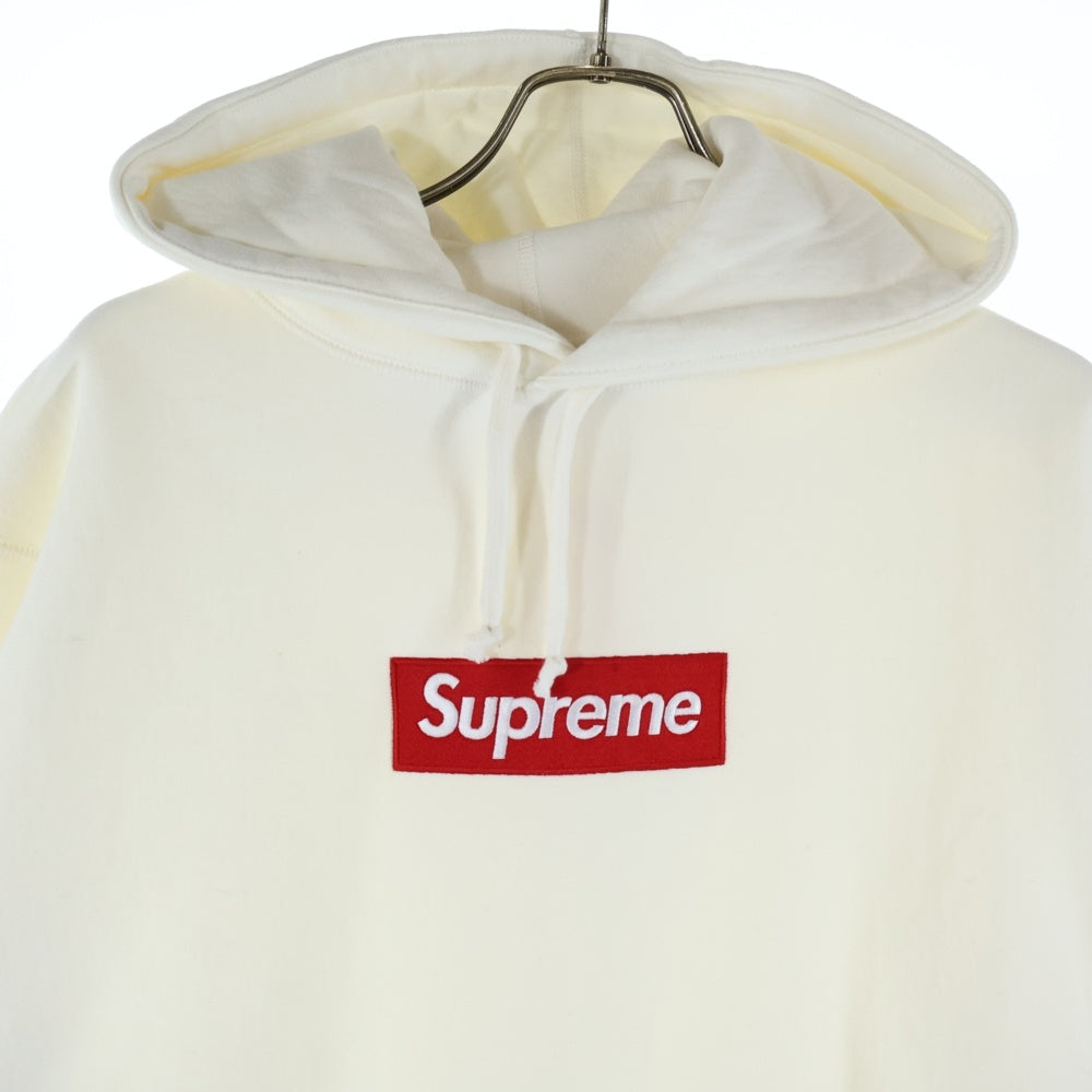 SUPREME(シュプリーム) 13AW Box Logo Pullover ボックス ロゴ プルオーバースウェットパーカー フーディー ホワイト