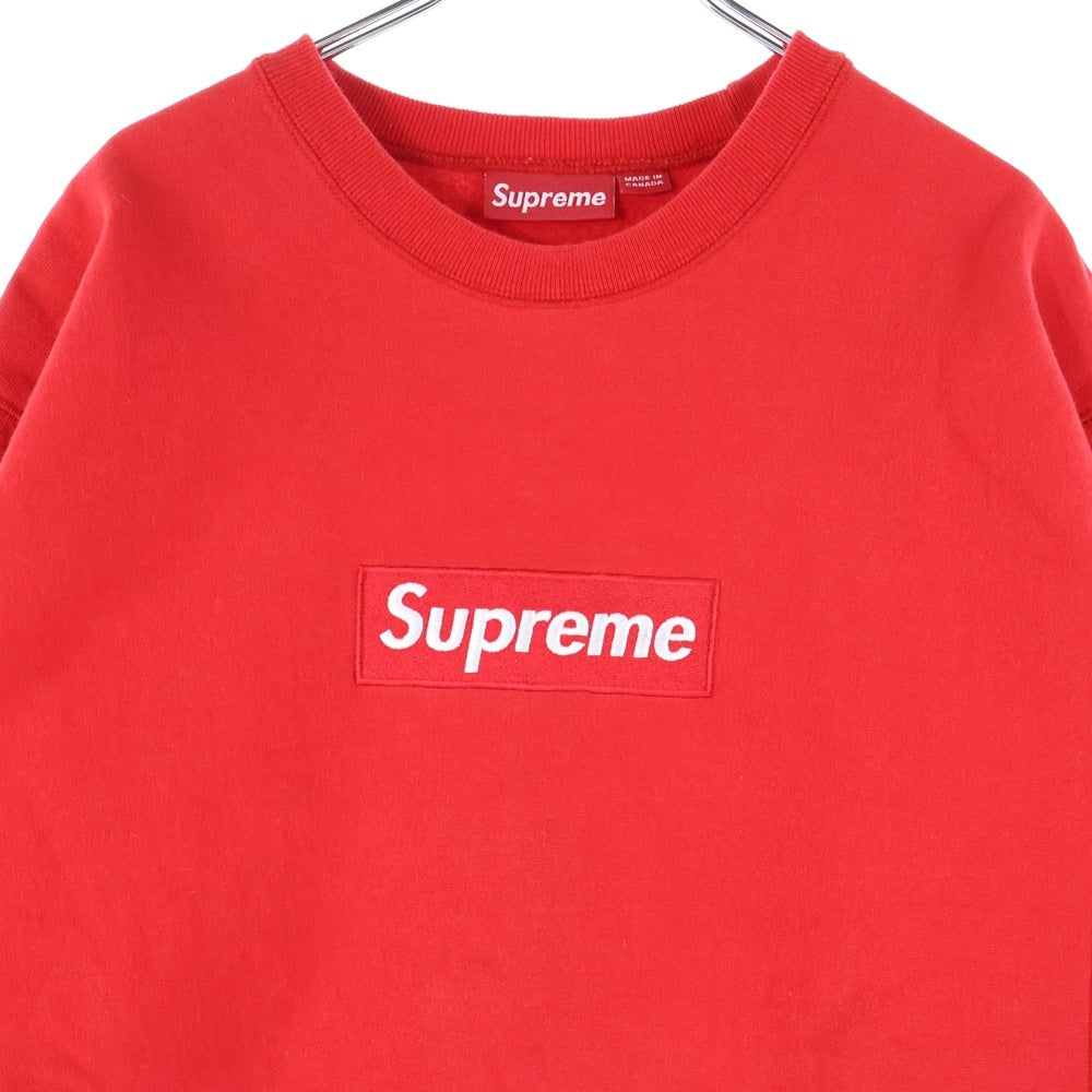 SUPREME(シュプリーム) 06AW Box Logo Sweatshirt ボックス ロゴ クルーネックスウェットトレーナー レッド