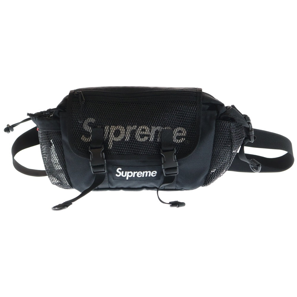 【極美品】Supreme 20SS Waist Bag Black ブラック 黒 SUPREME(シュプリーム) 20SS Waist Bag ボックスロゴ ウエストバッグ