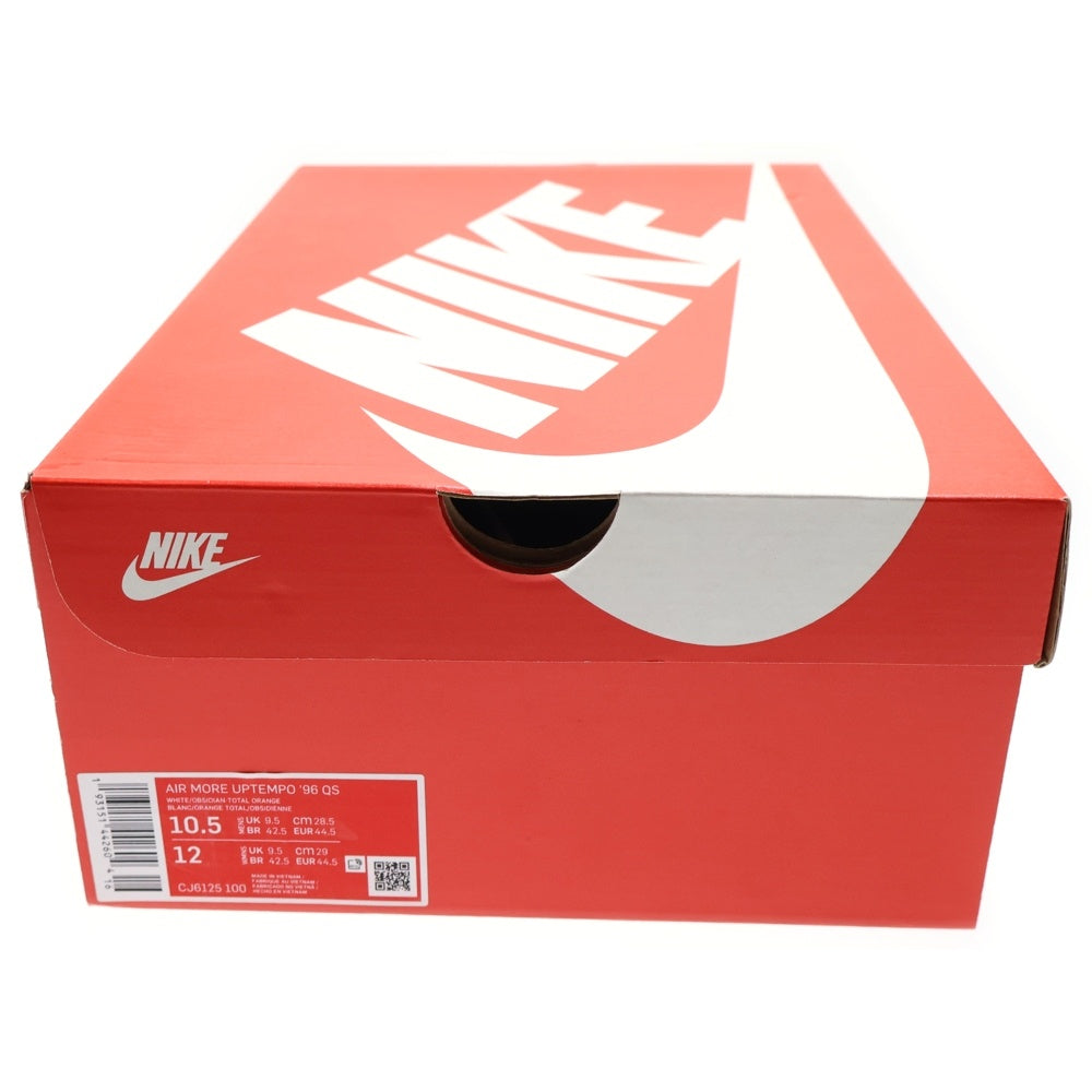 NIKE(ナイキ) AIR MORE UPTEMPO DENIM エア モア アップテンポ デニム ミッドカットスニーカー インディゴ US10.5/28.5cm DZ5376-469