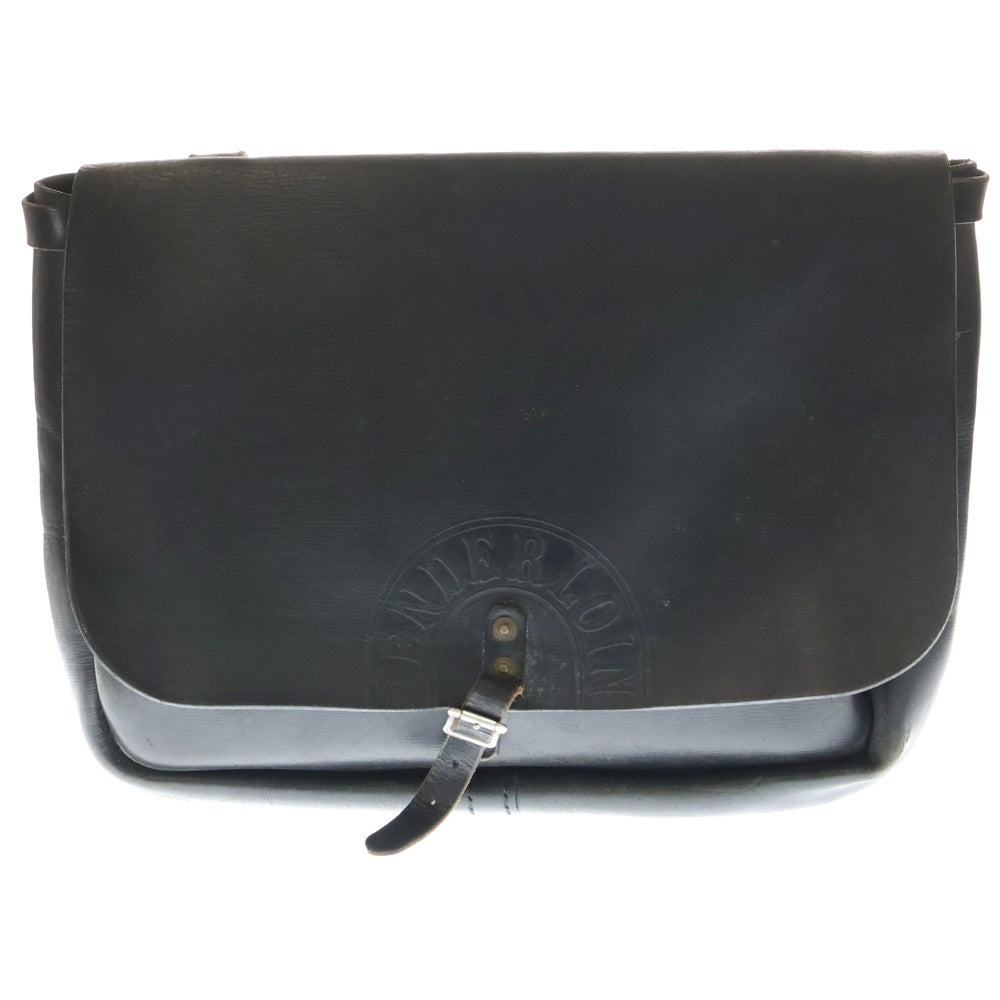 TENDERLOIN(テンダーロイン) ×PORTER LEATHER T-MAIL BAG ポーター レザーメッセンジャーバッグ ブラック