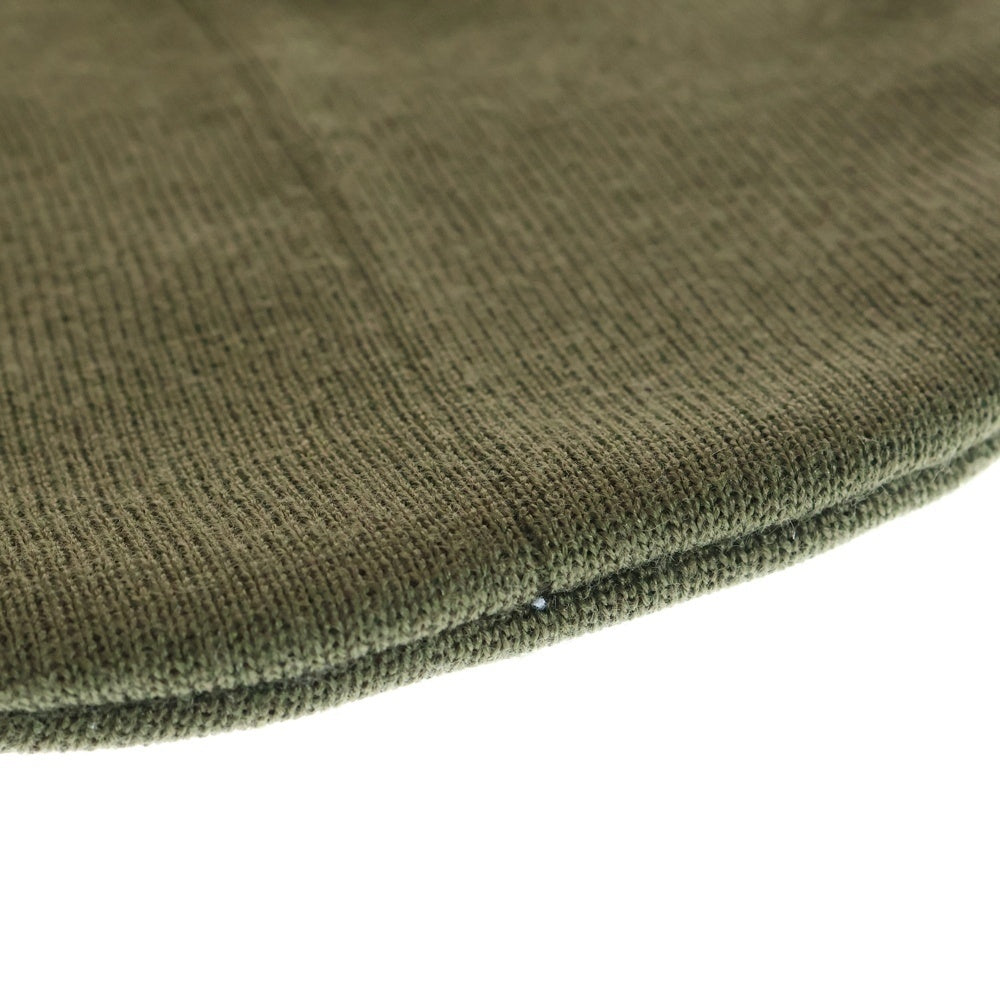 A BATHING APE(アベイシングエイプ) ヘットロゴエンブロイダリー ニットキャップ ビーニー カーキ