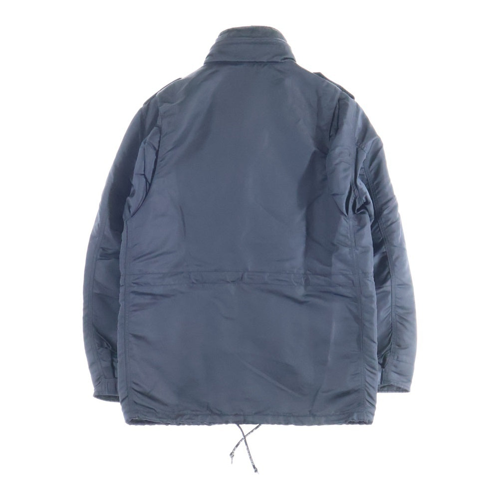 A BATHING APE(アベイシングエイプ) M-65 マルチポケット ジップアップフーデットナイロンジャケット ブラック