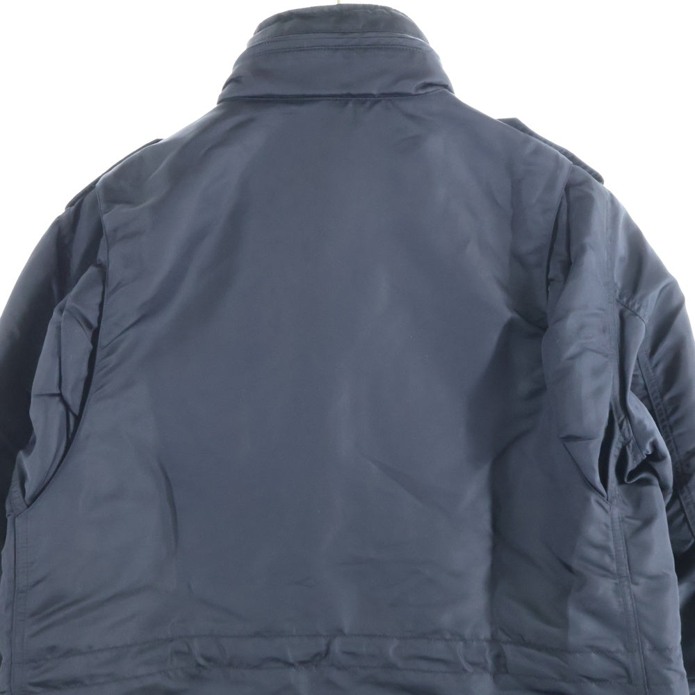 A BATHING APE(アベイシングエイプ) M-65 マルチポケット ジップアップフーデットナイロンジャケット ブラック