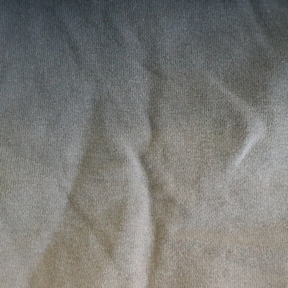 A BATHING APE(アベイシングエイプ) BAPE STA ベイプスター ロゴ グラデーション クルーネック リブスウェット ネイビー/グレー