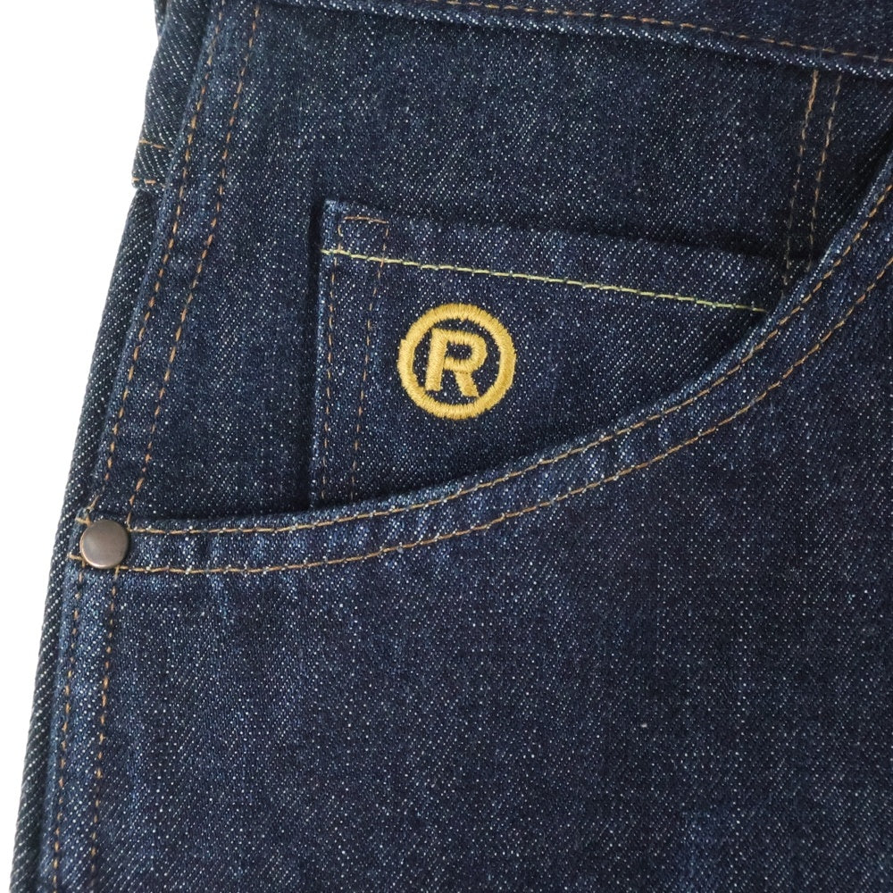 A BATHING APE(アベイシングエイプ) ゴリラロゴパッチ ポケットエンブロイダリー ジップフライ デニムパンツ インディゴ