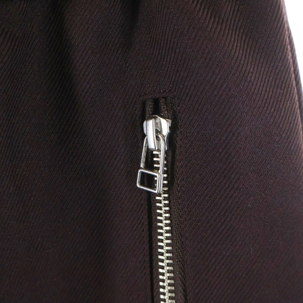 lot holon(ロットホロン) サイドボタン付 イージーパンツ ブラウン H84-501