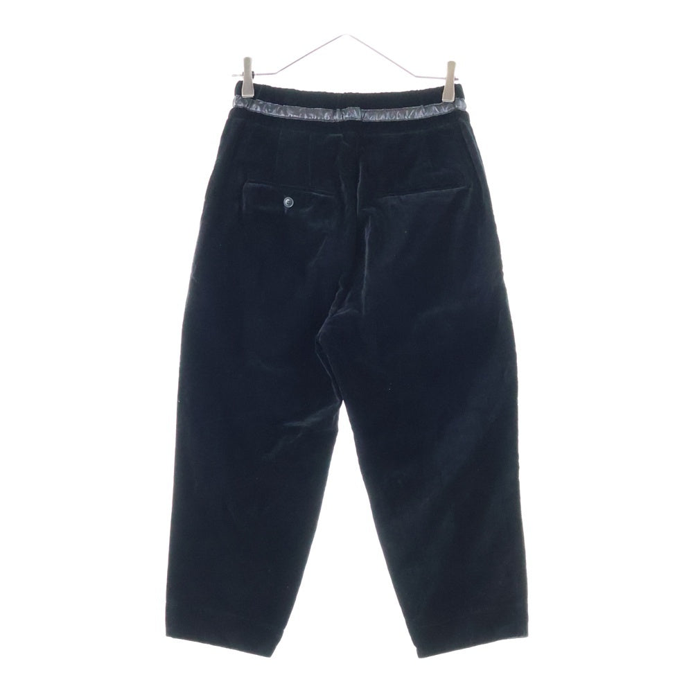 DIET BUTCHER SLIM SKIN(ダイエットブッチャー スリムスキン) 18AW ベルベットドローストリングパンツ ブラック