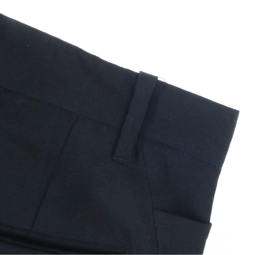 DIET BUTCHER SLIM SKIN(ダイエットブッチャー スリムスキン) 14AW テーパード ジップフライスラックスパンツ ブラック