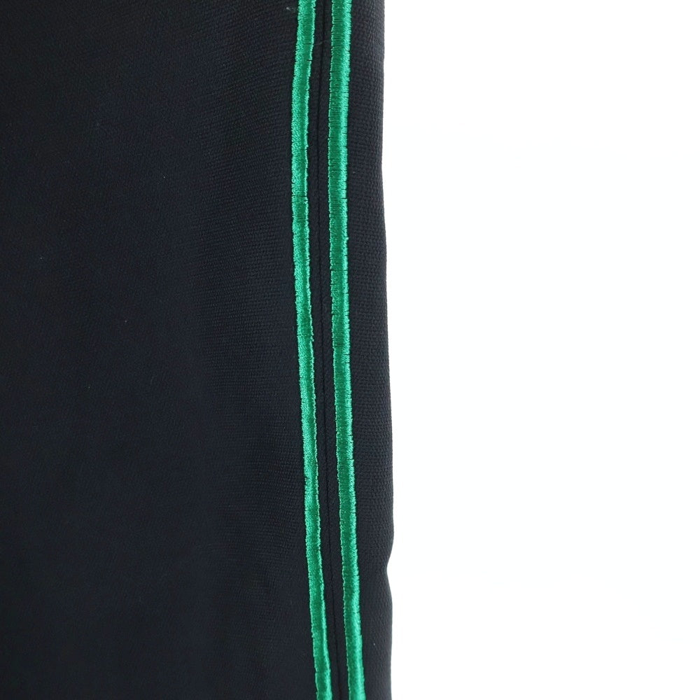 Haider Ackermann(ハイダーアッカーマン) サイドライン ウールスラックス パンツ ブラック/グリーン