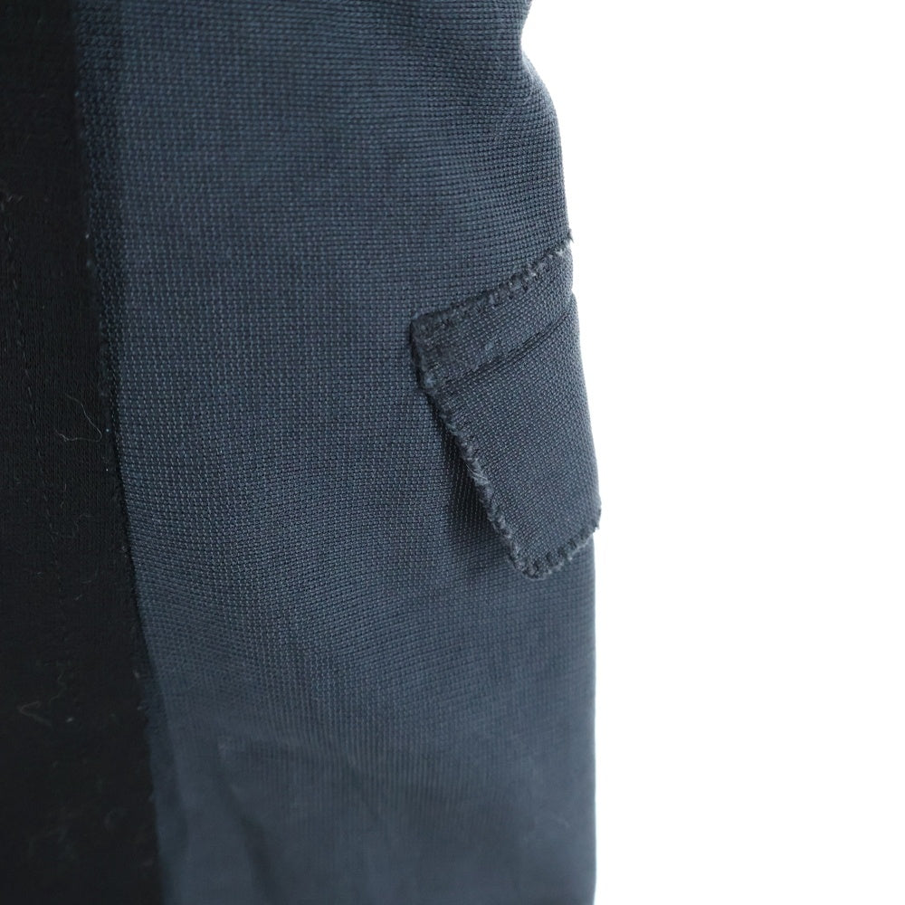 LANVIN(ランバン) カットオフ加工 コットンジップ ジレベスト グリーン/ブラック