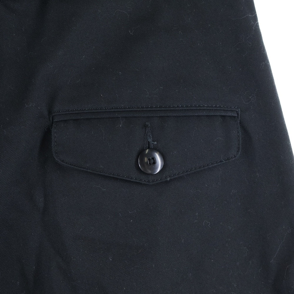 Traditional Weatherwear(トラディショナル ウェザーウェア) 21AW UNIONSLACK 103 ユニオンスラックス103 ベルト付 ワイドタックパンツ ブラック G212CIFPT0200CV