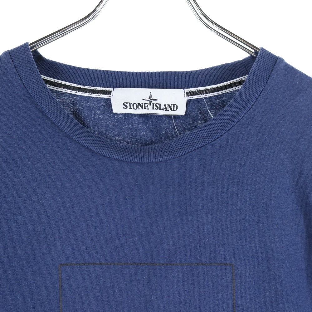 STONE ISLAND(ストーンアイランド) 19SS ロゴ プリント 半袖 カットソー Tシャツ ネイビー 70152NS86