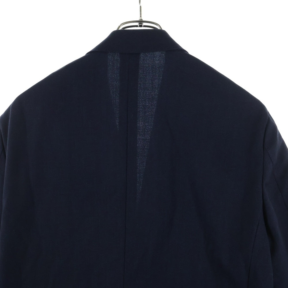 CARUSO(カルーゾ) ストレッチウール 2B テーラードジャケット ネイビー 1122-343-5829