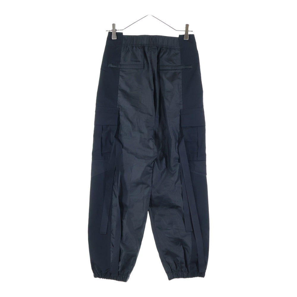 Sacai(サカイ) ×NIKE ナイキ AS U NRG PANT アス ユー エヌアールジー マルチポケット フロントロゴデザイン ベルト付き ナイロンパンツ ブラック DQ9061-010