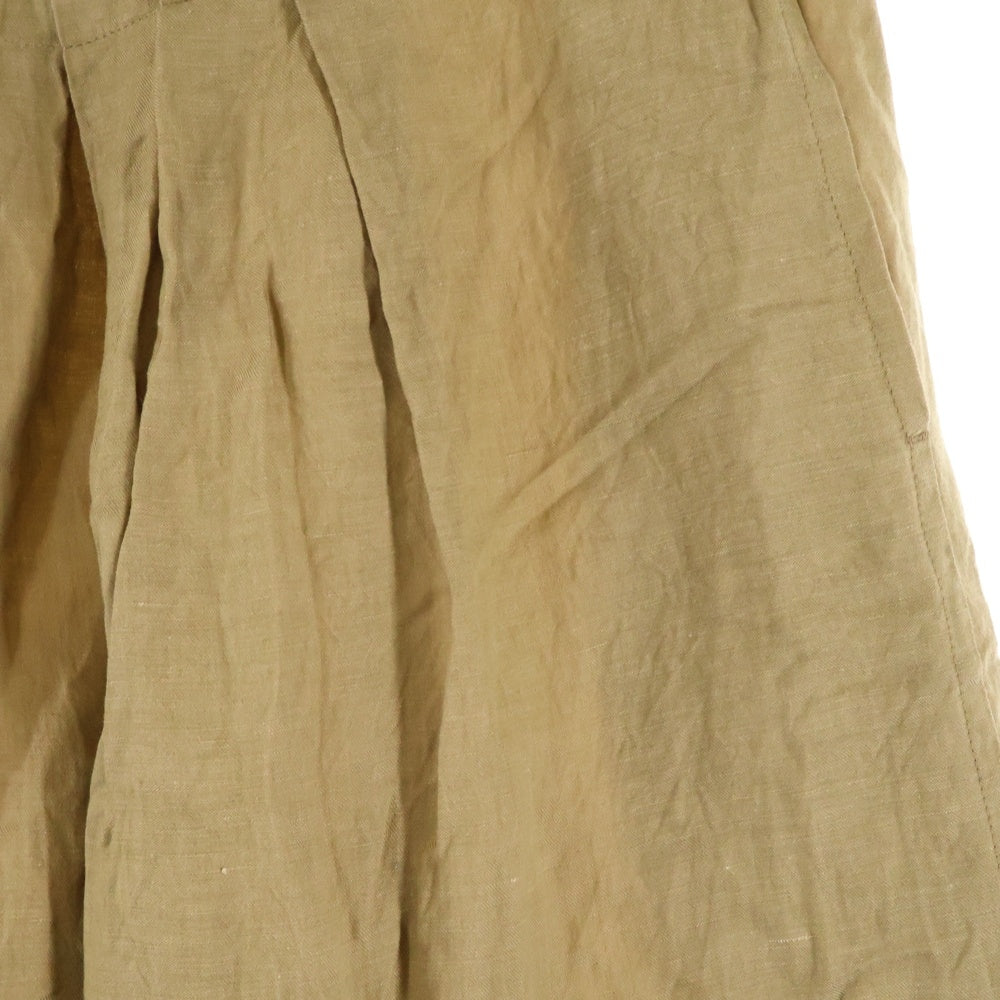 Y's(ワイズ) SAMPLE リネンサルエルパンツ レディース ブラウン YB-P13-200 ※サンプル品