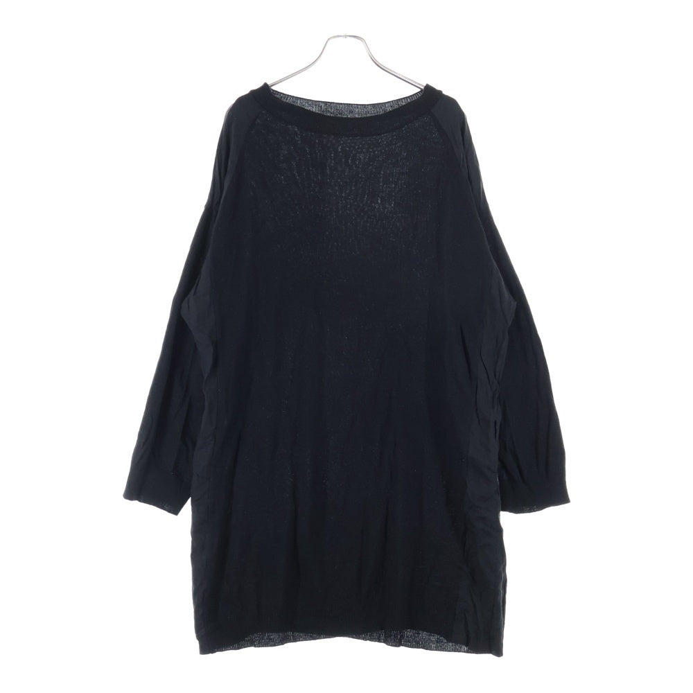 Y's(ワイズ) SAMPLE サイドアクリル切替 ニットワンピース レディース ブラック YR-T07-117