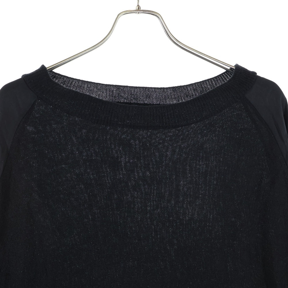 Y's(ワイズ) SAMPLE サイドアクリル切替 ニットワンピース レディース ブラック YR-T07-117