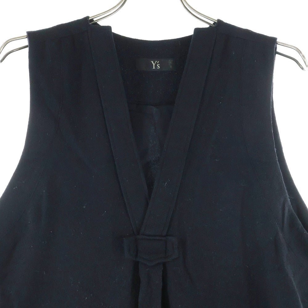 Y's(ワイズ) ノースリーブウールワンピース レディース ブラック YY-D03-119